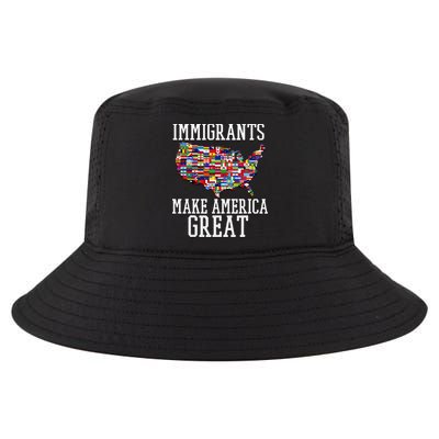 Immigrants Make America Great Gift Cool Comfort Performance Bucket Hat