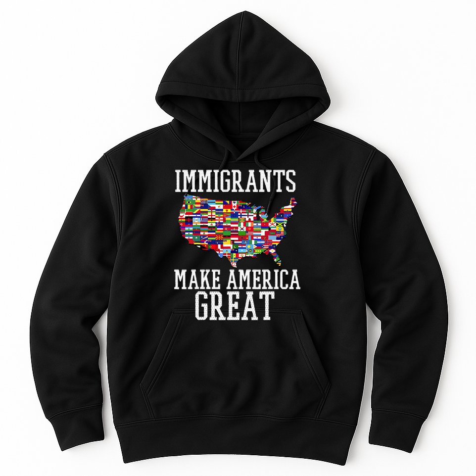 Immigrants Make America Great Gift Hoodie