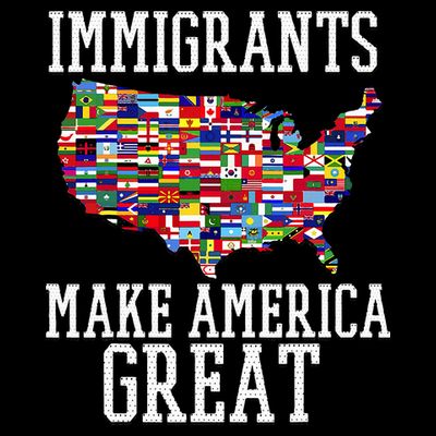 Immigrants Make America Great Gift T-Shirt