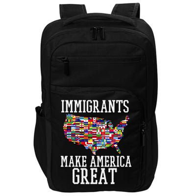 Immigrants Make America Great Gift Impact Tech Backpack