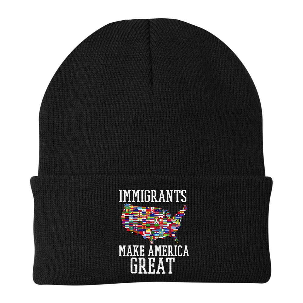 Immigrants Make America Great Gift Beanie
