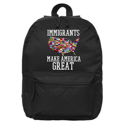Immigrants Make America Great Gift 16 in Basic Backpack