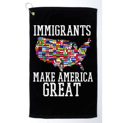 Immigrants Make America Great Gift Golf Towel