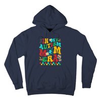 In My Autism Mom Era Groovy Puzzle Piece Retro Mothers Day Hoodie