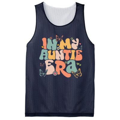 In My Auntie Era Groovy Retro Happy MotherS Day Mom Life Mesh Reversible Basketball Jersey Tank