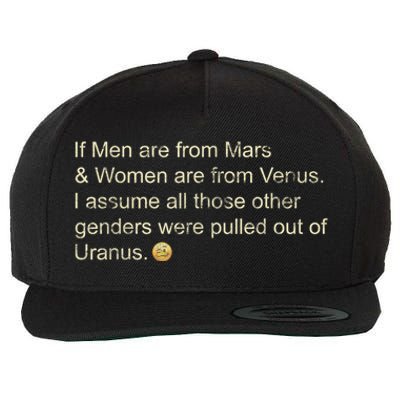 If Men Are From Mars And Women From Venus Out Of Uranus Wool Snapback Cap