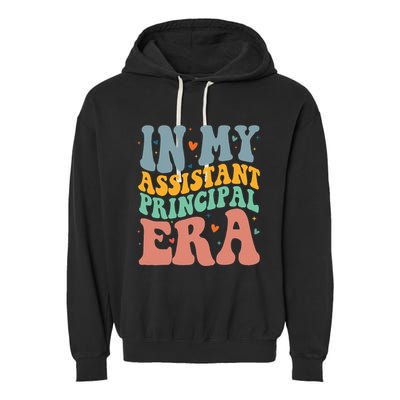 In My Assistant Principal Era Groovy Garment-Dyed Fleece Hoodie