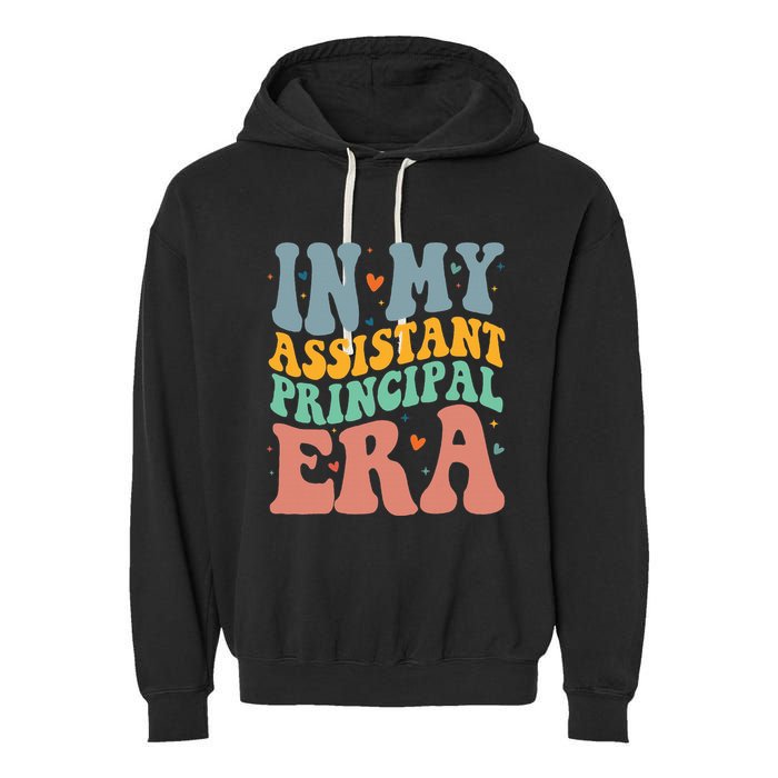 In My Assistant Principal Era Groovy Garment-Dyed Fleece Hoodie