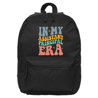 In My Assistant Principal Era Groovy 16 in Basic Backpack