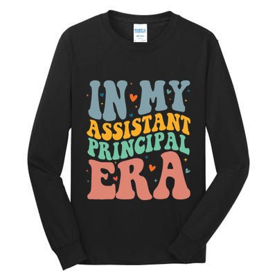 In My Assistant Principal Era Groovy Tall Long Sleeve T-Shirt