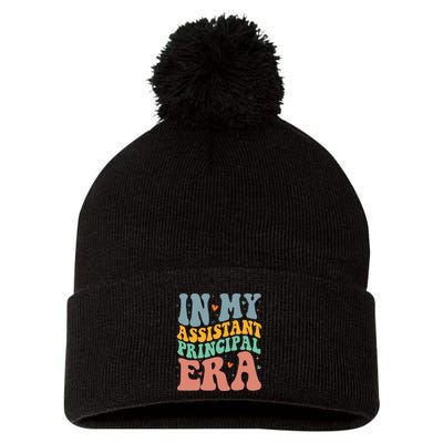 In My Assistant Principal Era Groovy Pom Pom 12in Knit Beanie