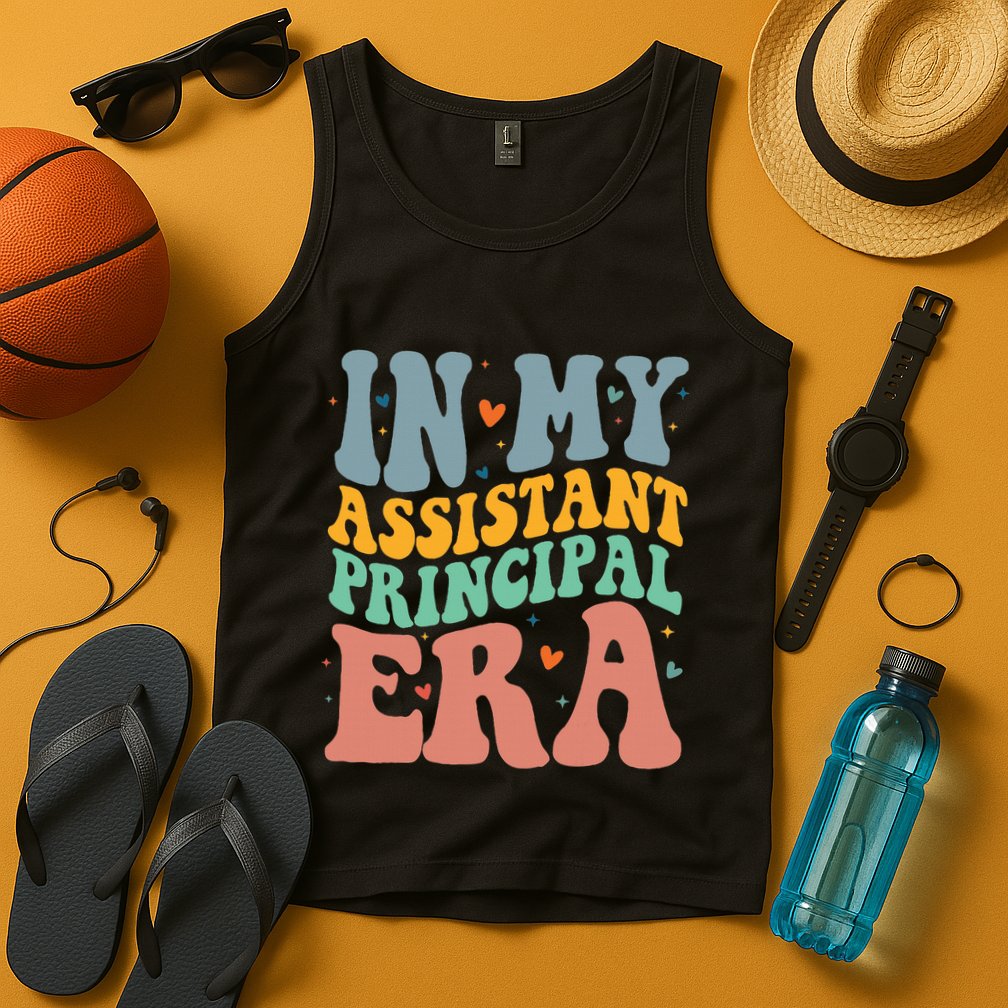 In My Assistant Principal Era Groovy Tank Top