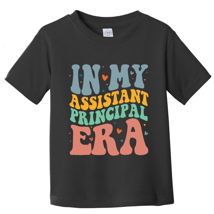 In My Assistant Principal Era Groovy Toddler T-Shirt