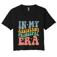 In My Assistant Principal Era Groovy Crop Top