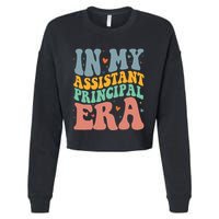 In My Assistant Principal Era Groovy Cropped Pullover Crew