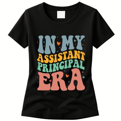 In My Assistant Principal Era Groovy Womens T-Shirt