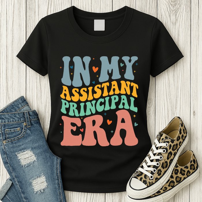 In My Assistant Principal Era Groovy Womens T-Shirt