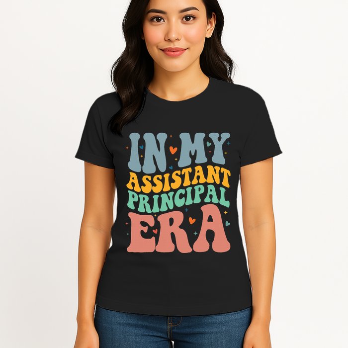 In My Assistant Principal Era Groovy Womens T-Shirt
