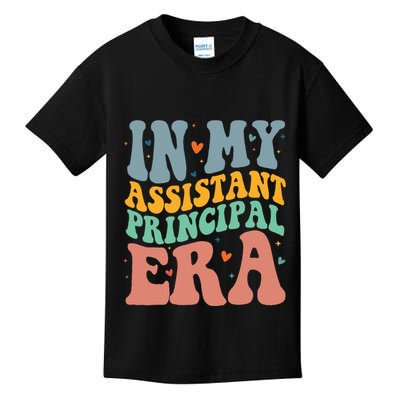 In My Assistant Principal Era Groovy Kids T-Shirt