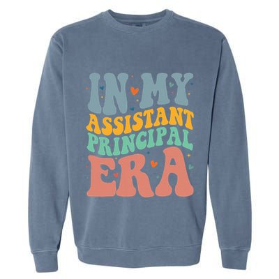 In My Assistant Principal Era Groovy Garment-Dyed Sweatshirt