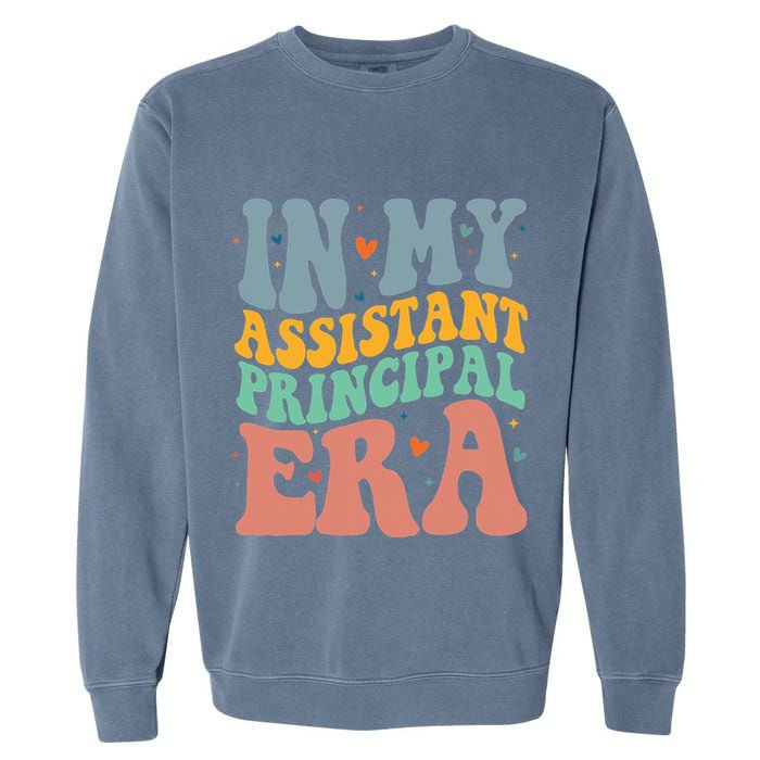 In My Assistant Principal Era Groovy Garment-Dyed Sweatshirt