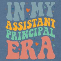 In My Assistant Principal Era Groovy Garment-Dyed Sweatshirt