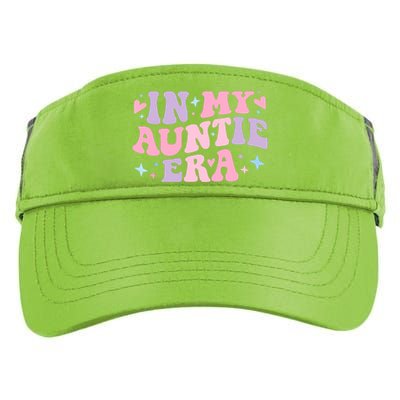 In My Auntie Era Baby Announcement For Aunt Mothers Day Adult Drive Performance Visor