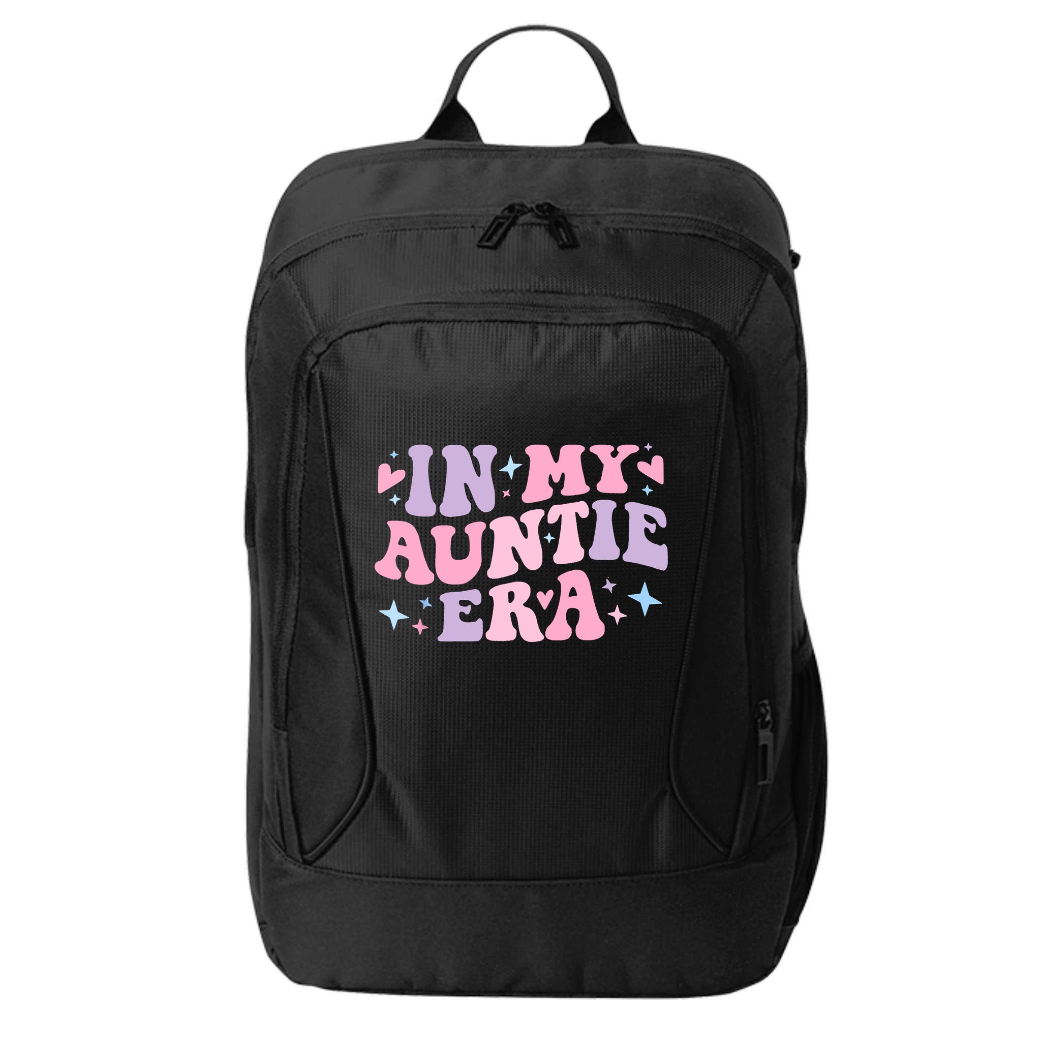 In My Auntie Era Baby Announcement For Aunt Mothers Day City Backpack