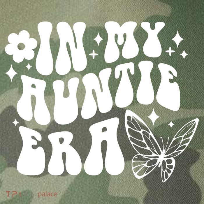 In My Auntie Era Fun Aunt Butterfly Legacy Tie Dye Trucker Hat
