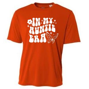 In My Auntie Era Fun Aunt Butterfly Cooling Performance Crew T-Shirt