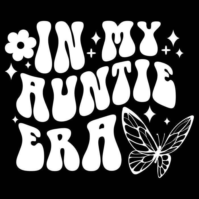 In My Auntie Era Fun Aunt Butterfly Cooling Performance Crew T-Shirt
