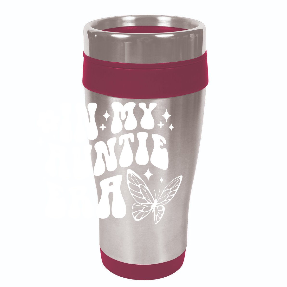 In My Auntie Era Fun Aunt Butterfly 15oz Campfire Ceramic Mug