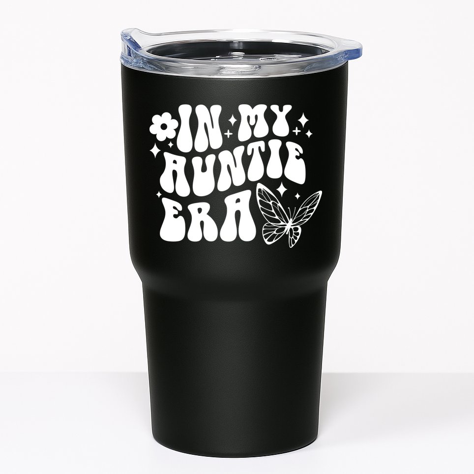 In My Auntie Era Fun Aunt Butterfly Tumbler
