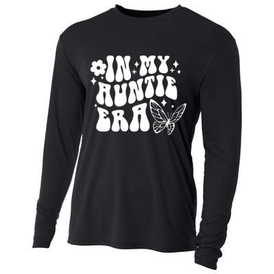 In My Auntie Era Fun Aunt Butterfly Cooling Performance Long Sleeve Crew