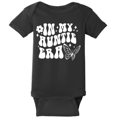 In My Auntie Era Fun Aunt Butterfly Baby Bodysuit