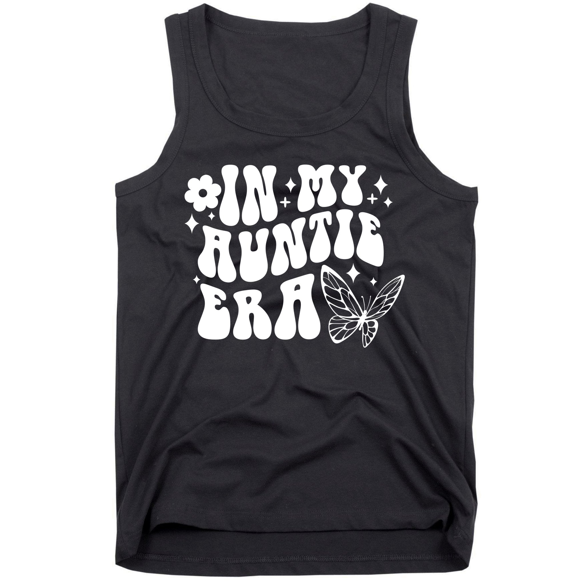 In My Auntie Era Fun Aunt Butterfly Tank Top