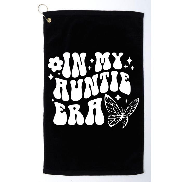 In My Auntie Era Fun Aunt Butterfly Golf Towel