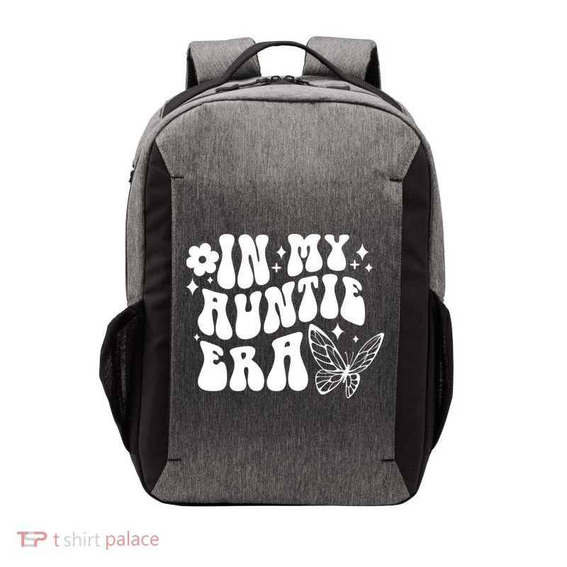 In My Auntie Era Fun Aunt Butterfly Vector Backpack