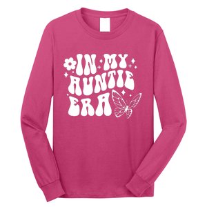 In My Auntie Era Fun Aunt Butterfly Long Sleeve Shirt