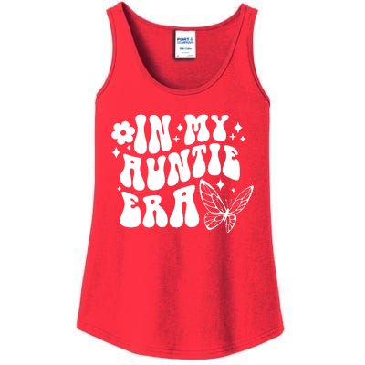 In My Auntie Era Fun Aunt Butterfly Ladies Essential Tank