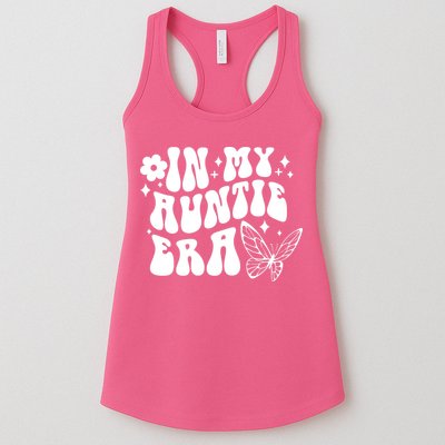 In My Auntie Era Fun Aunt Butterfly Womens Tank Top
