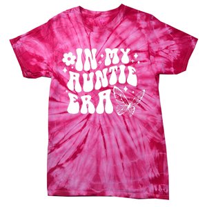 In My Auntie Era Fun Aunt Butterfly Tie-Dye T-Shirt