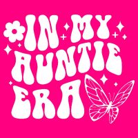 In My Auntie Era Fun Aunt Butterfly Toddler T-Shirt