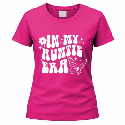 In My Auntie Era Fun Aunt Butterfly Women's T-Shirt