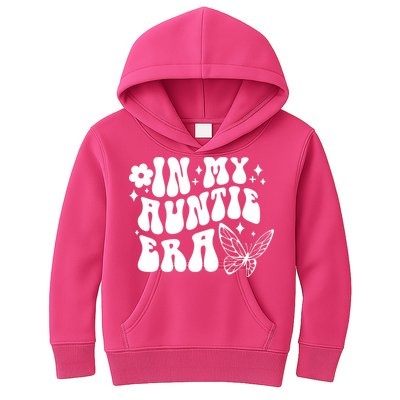 In My Auntie Era Fun Aunt Butterfly Kids Hoodie