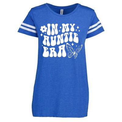 In My Auntie Era Fun Aunt Butterfly Enza Ladies Jersey Football T-Shirt