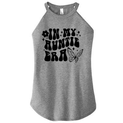 In My Auntie Era Fun Aunt Butterfly Women's Perfect Tri Rocker Tank