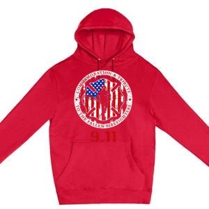 In Memory And Honor Of Firefighters Remembering 911 Premium Pullover Hoodie