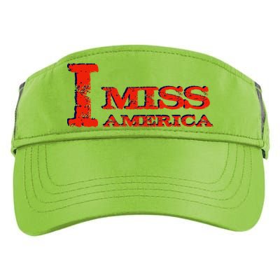 I Miss America Patriotic Gift Adult Drive Performance Visor