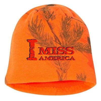 I Miss America Patriotic Gift Kati - Camo Knit Beanie